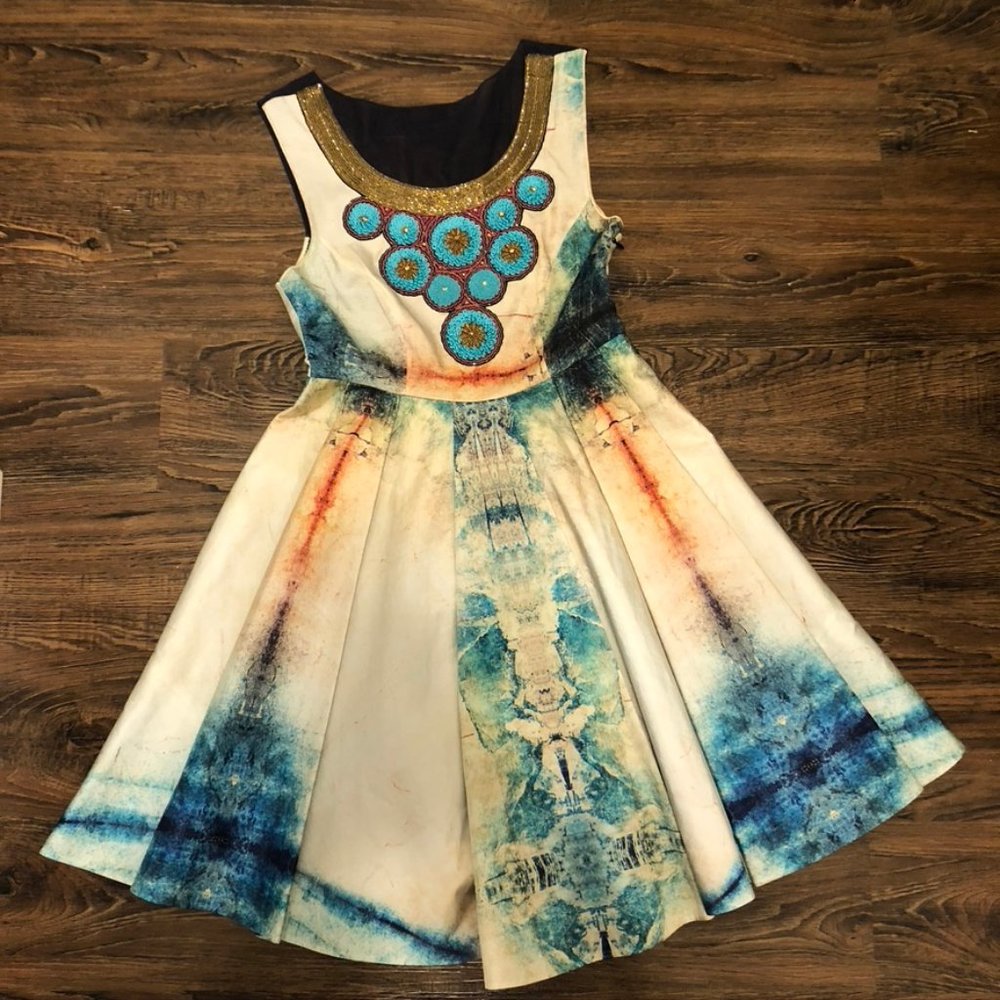 Anthropologie Bhanuni by Jyoti Villette Neck Dress